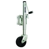 Fulton 1200 Pounds Trailer Tongue Jack, 6 inch Poly Wheel