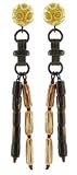 LAST BARRIER Earrings Post with dangles