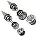 Stainless Steel Fake Expander with Clear CZ - Sold as a Pair