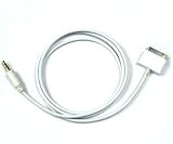 Better Sound - Extra Long - Dock Connector To Car Stereo Auxiliary Aux-in Cable For Apple Ipod Touch (all Generations) - 3.5mm Jack Line Out Audio Lead - Length : 2m/6.5ft - High Grade - 12 Month Warranty 