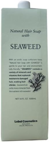 Lebel Cosmetics Natural Hair Soap Shampoo Seaweed - 1600ml by Natural Hair Soap