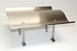 Kaminhaube klappbar Edelstahl 70 x 67cm