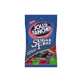 Hersheys Jolly Rancher Sugar Free Hard Candy Peg Bag, Assortment - 3.6 Oz / Bag, 12 ea