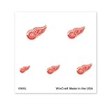 Detroit Red Wings Fingernail Tattoos