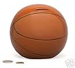 Ceramic Basketball Shaped Piggy Bank