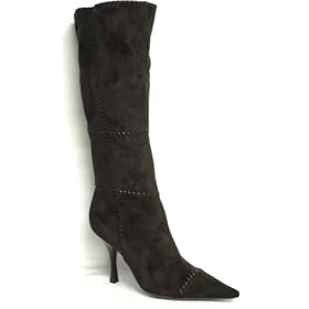 Womens BCBG Girls 'Kamella' Brown Stretch Boot