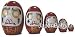 Red Matryoshka Daruma Nesting Doll #MD3/R