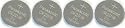 HS Panasonic CR-2016 Lithium Coin Battery - 4 Pack