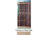 Wine Cellar Innovations Designer Series Collection 5-Column Natural Red Oak Individual Bottle Rack with Display 72x23x13-in.
