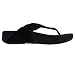FitFlop Women's Oasis Thong Sandal,Black,8 M US