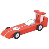 Wood Model Kit Race Car