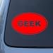 GEEK - Vinyl Car Decal Sticker #1515 | Vinyl Color: Red