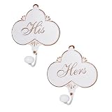 Shabby Chic His/Her Towel Hangers
