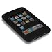 Black Silicone Case & screen Protector for Apple iPod Touch 3rd Generation 3G - 8GB 32GB 64GB