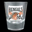 Cincinnati Bengals Round Shot Glass - NFL Football Fan Shop Sports Team Merchandise