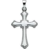 Platinum Cross Pendant
