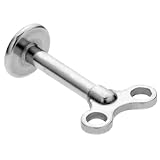 14G - Winding Key Charm Stainless Steel Labret Lip Ring or Tragus Earring