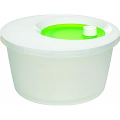 EMSA 505087 BASIC Salatschleuder, wei�/gr�n