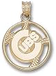 Chicago "C Cubs" Pierced Baseball Charm/Pendant -14K/10K, Stainless Steel or Gold Plated