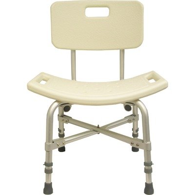 Bariatric Shower Stool with Back without Opening