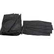 New Black Fingerless Leather Gel Pad Biker Cycle Gloves 2xl