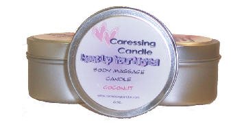 Caressing Candle Body Massage Candle, Coconut