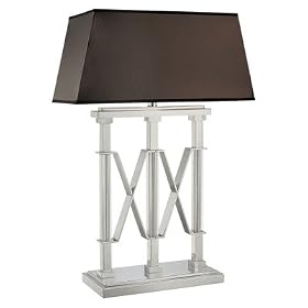 Ambience Walt Disney 12362-77 Table 31" Table Lamp 2 Light 200 watt in Chrome