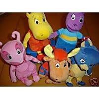 Set of (5) Ty Beanie Babies Pablo, Uniqua, Tyrone, Austin and Tasha Backyardigans by Ty
