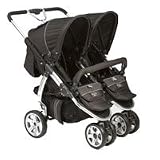 Valco Latitude EX Twin double stroller Licorice