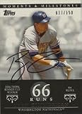 Ryan Zimmerman, Washington Nationals, 2007 Topps Moments & Milestones Autographed Card