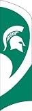 NCAA Michigan State Spartans Tall Team Flag W/Pole.