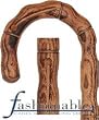 Acacia Bamboo Style Tourist Walking Cane With Acacia Wood Shaft