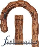 Acacia Bamboo Style Tourist Walking Cane With Acacia Wood Shaft