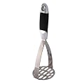Kitchen Craft Master Class Soft Grip Long Handled Potato Masher, Stainless Steel