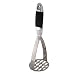 Kitchen Craft Master Class Soft Grip Long Handled Potato Masher, Stainless Steel