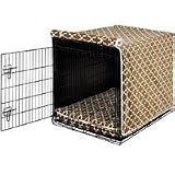 Bowsers Luxury Dog Crate Cover extra extra large dog days (green apple bones)-color dog kennel