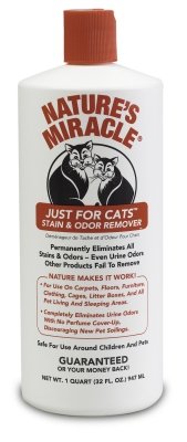 Nature's Miracle Just For Cats Stain And Odor Remover 32oz