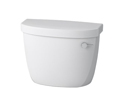 Kohler K-4421-RA-0 Cimarron 1.28 gpf Class Five High Efficiency Toilet Tank with Right-Hand Trip Lever