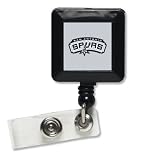 San Antonio Spurs Official Retractable Badge Holder Keychain
