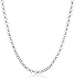 Sterling Silver Rolo Chain Necklace, 30