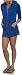 Echo Women's Cotton Terry Solid Hooded Beach Cover-Up