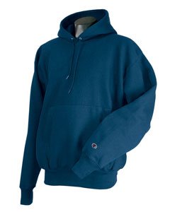 Reverse Weave Hooded Pullover Sweatshirt