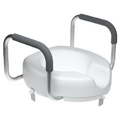 Duro-Med Raised Toilet Seat with Arms
