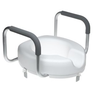 Duro-Med Raised Toilet Seat with Arms