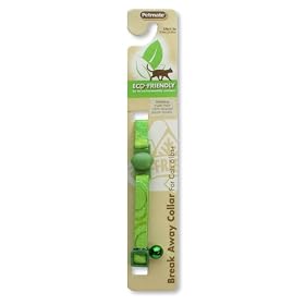 Petmate 8-12-Inch Eco Friendly Breakaway Circle Cat Collar, Green