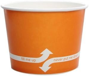 KaratC-KDP12 (Orange) Karat 12oz Food Containers Orange (Case of 1000)