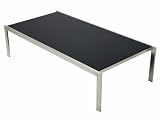 Leitmotiv Coffee Table Low Black Glass