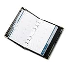 Rolodex 66425 Faux leather personal address book, 5-1 16 x 7-1 2, black by Rolodex(R)