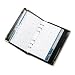 Rolodex 66425 Faux leather personal address book, 5-1/16 x 7-1/2, black