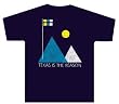 TEXAS IS THE REASON - Mountain - Navy T-shirt